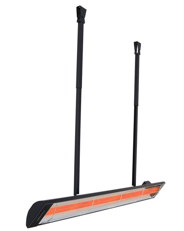 Infratech Drop Pole Mount Assembly (Assembly Only - Heater Not Included) - Black