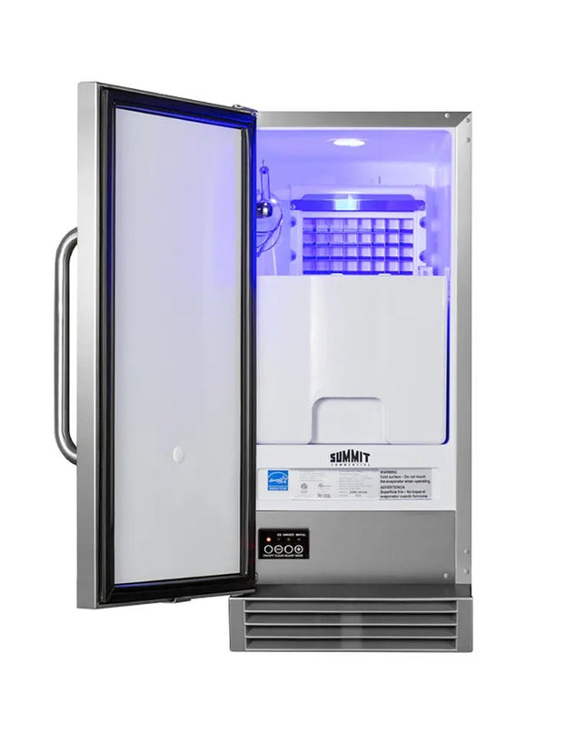 Summit Undercounter Full Cube Ice Maker - 50 lbs
