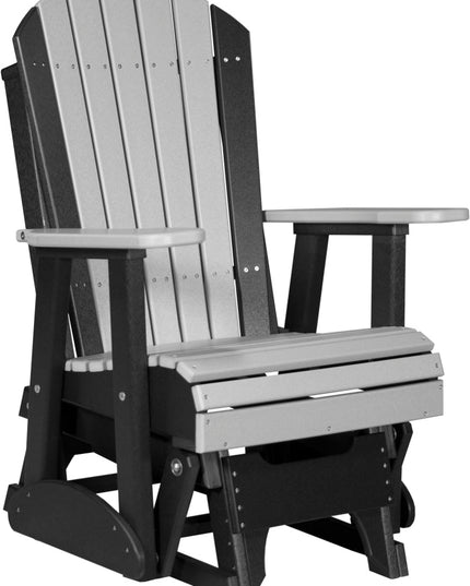 LuxCraft 2' Adirondack Glider Chair