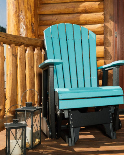 LuxCraft 2' Adirondack Glider Chair