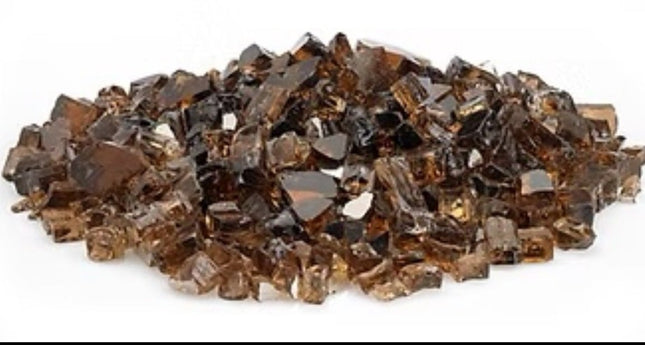 Reflective Fireglass 1/2” Crushed – 25 lb Tub