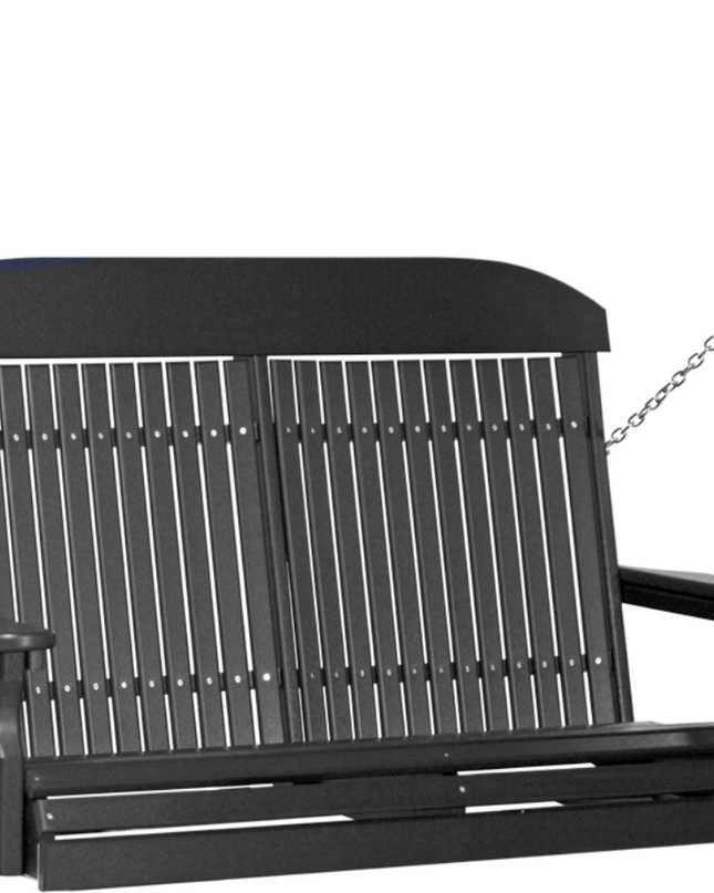 4 foot classic poly swing black 4CPSBK