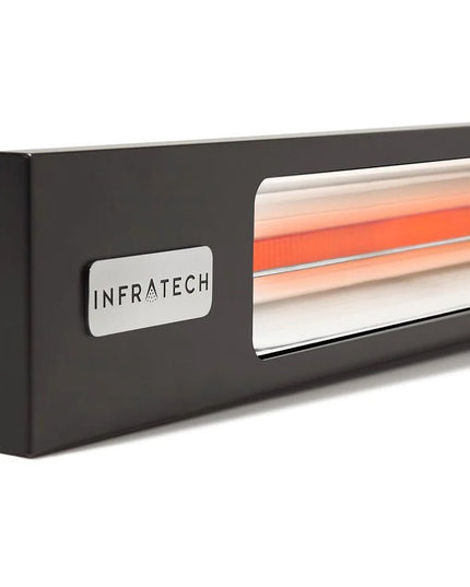 Infratech Slimline Series Single Element SL4027SV 4000W 277 Infrared Patio Heater Black