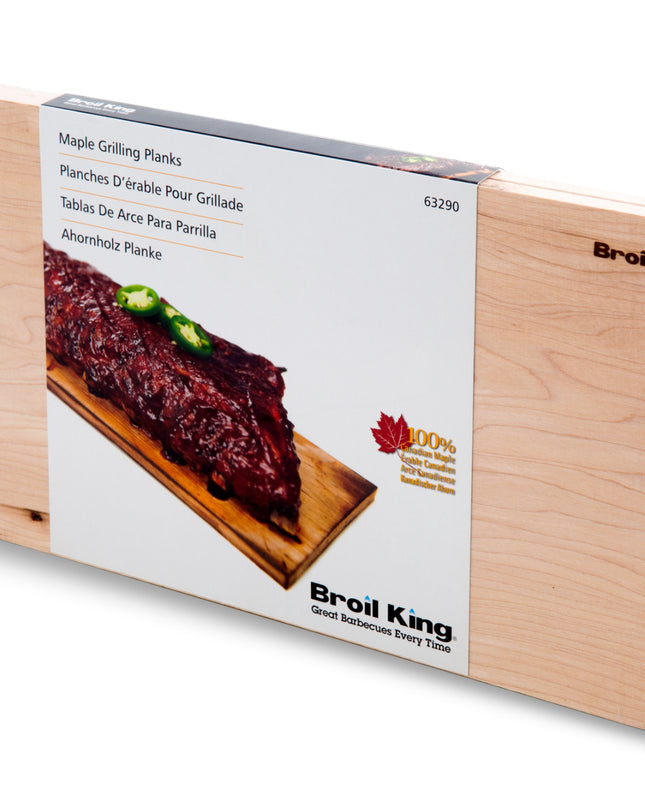 Sweet Maple Grilling Planks for Ribs