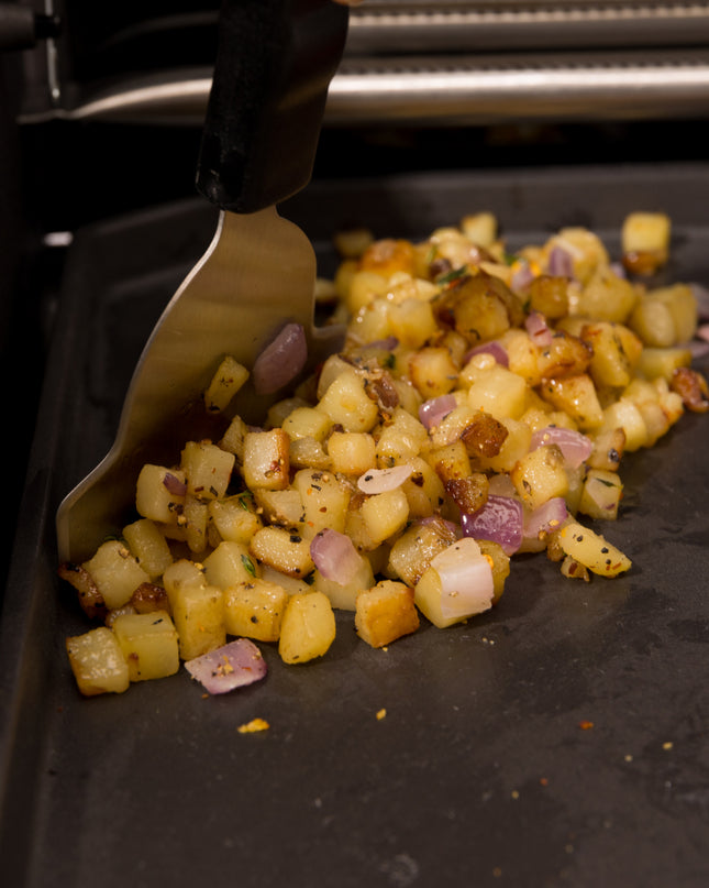Heavy-Duty Plancha Griddle Cleaning Scraper