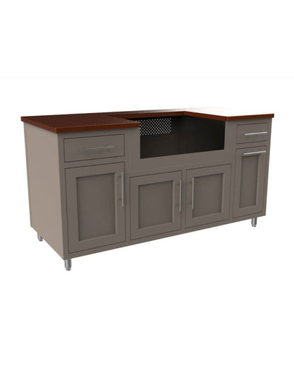 Challenger Coastal Series 5’ Anthracite 67.25” Island Package