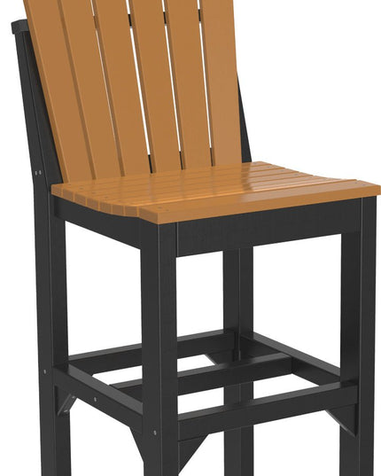 Adirondack Side Chair (Bar Height) Cedar & Black