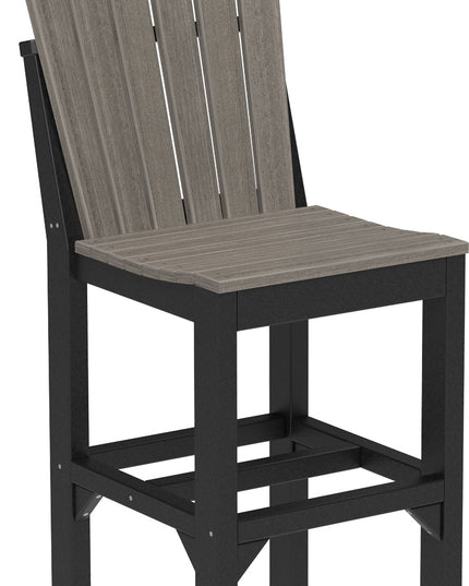 Adirondack Side Chair (Bar Height) Coastal Gray & Black