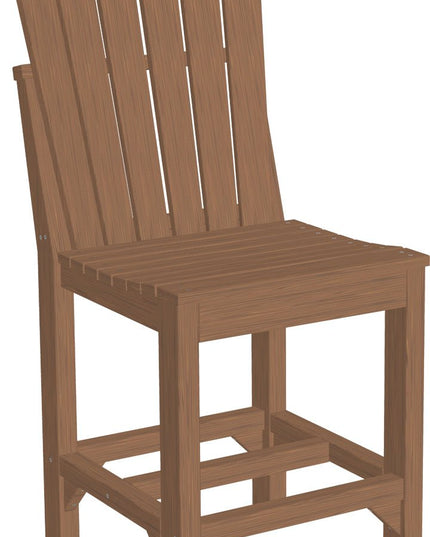 Adirondack Side Chair (Counter Height) Antique Mahogany