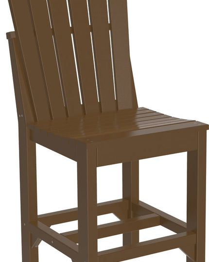 Adirondack Side Chair (Counter Height) Chestnut Brown