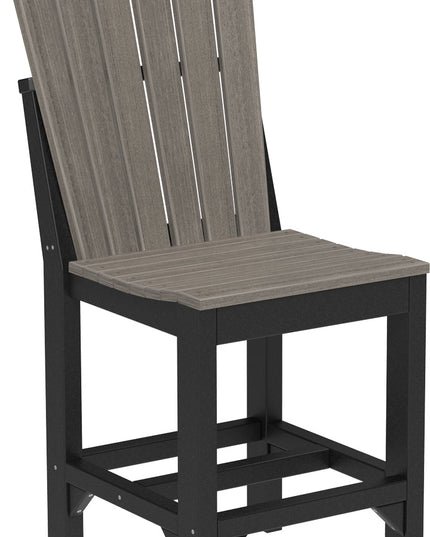 Adirondack Side Chair (Counter Height) Coastal Gray & Black