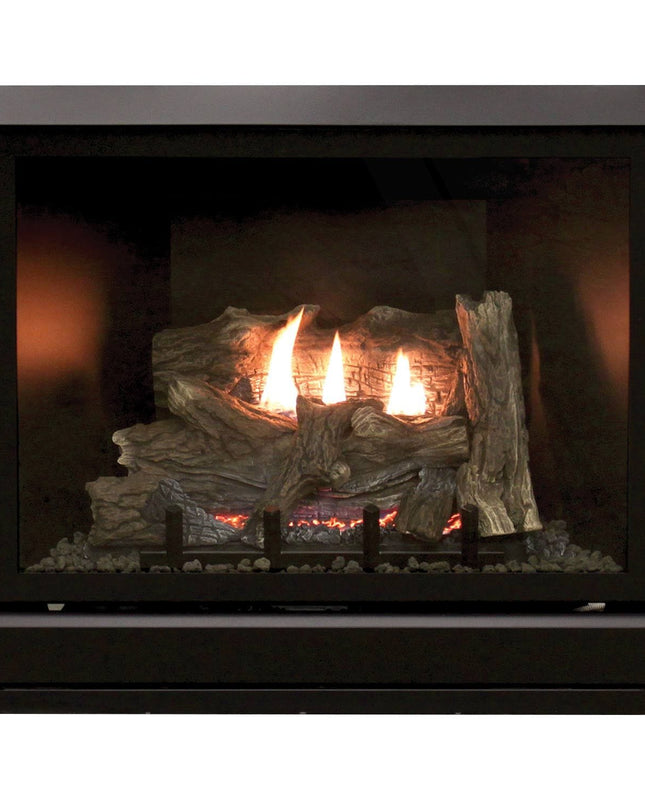 American Hearth Madison 32" Clean Face DVCD32 Deluxe DV Gas Fireplace – 18K BTU, Tempered Glass, NG/LP