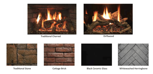 American Hearth Renegade DVCT35 Gas Insert - 35" TruFlame Technology, Multi-Function Remote - NG/LP