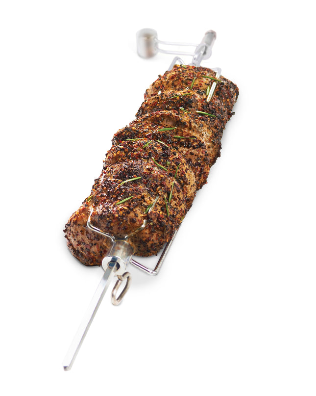 Heavy-Duty Pellet Grill Rotisserie Kit