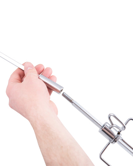 Heavy-Duty Pellet Grill Rotisserie Kit