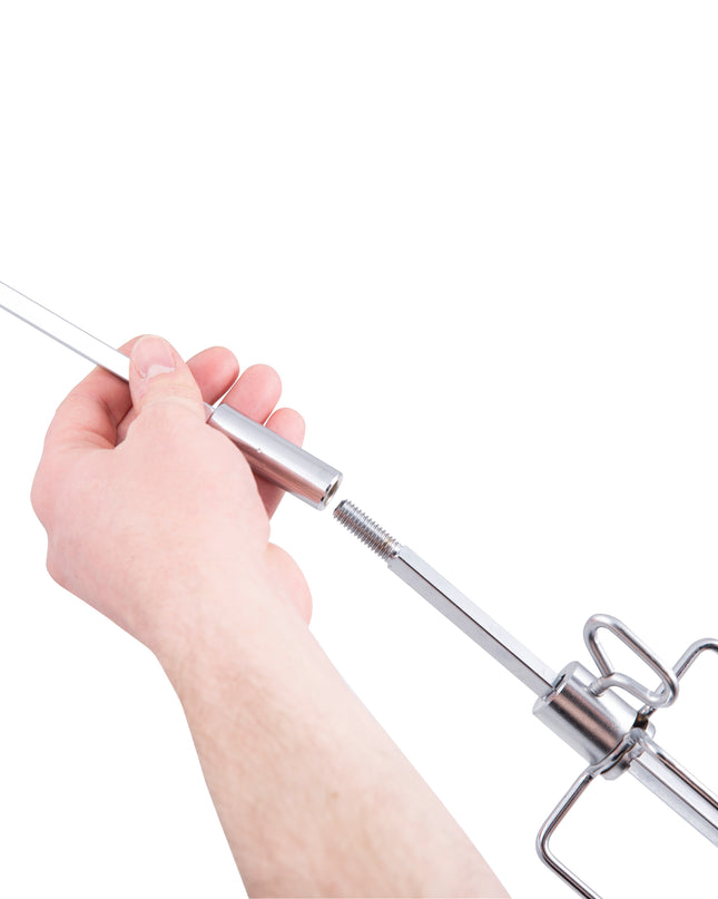 Heavy-Duty Pellet Grill Rotisserie Kit