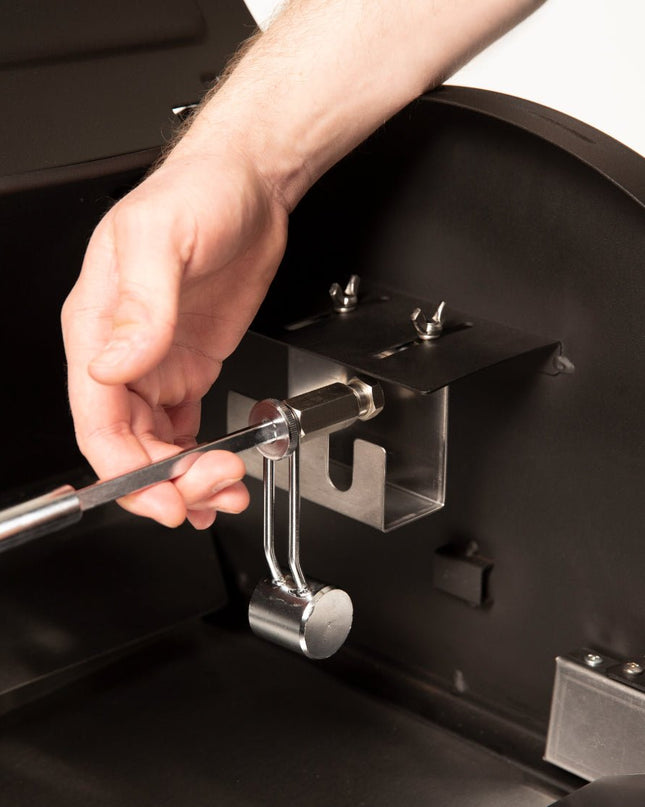 Heavy-Duty Pellet Grill Rotisserie Kit