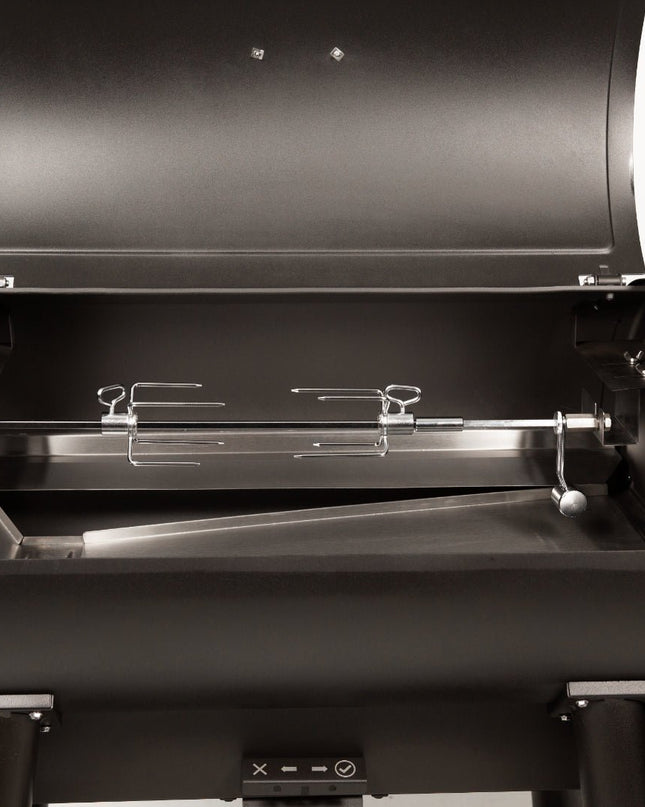 Heavy-Duty Pellet Grill Rotisserie Kit