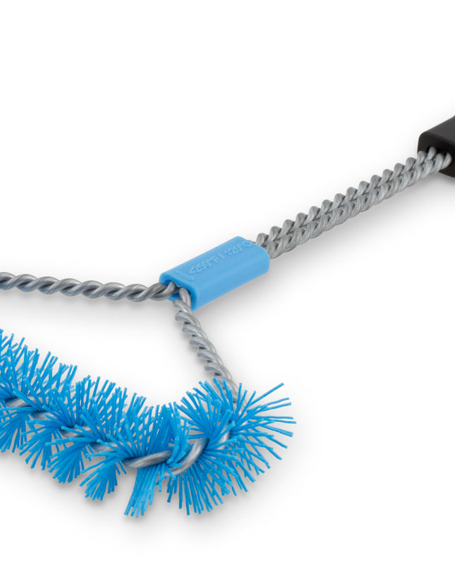 Extra-Wide Nylon Grill Brush for Cool Grates