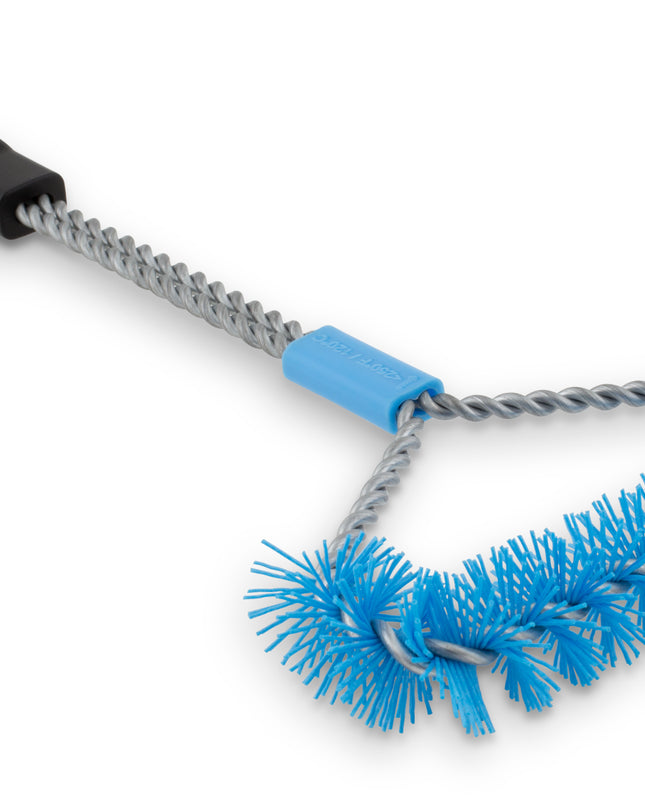 Extra-Wide Nylon Grill Brush for Cool Grates