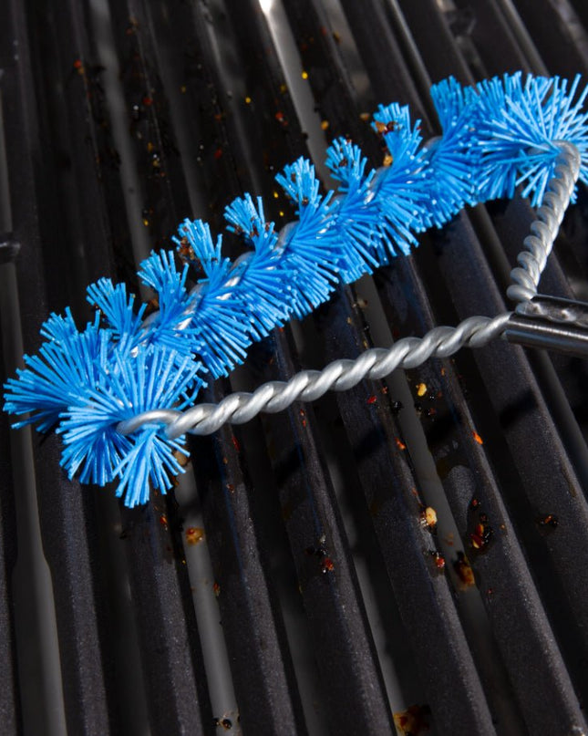 Extra-Wide Nylon Grill Brush for Cool Grates