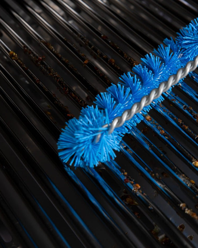 Extra-Wide Nylon Grill Brush for Cool Grates