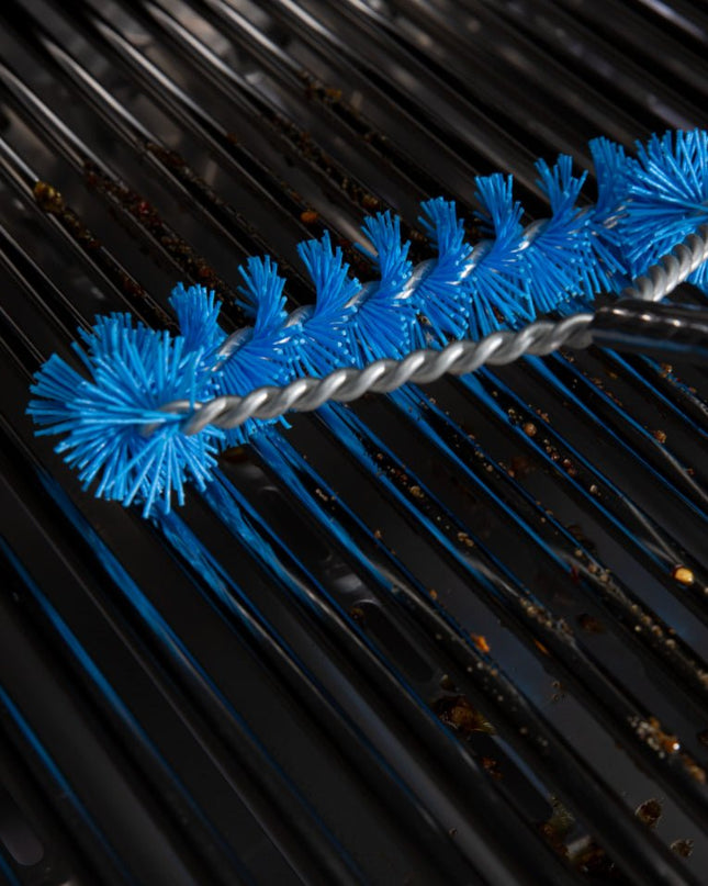 Extra-Wide Nylon Grill Brush for Cool Grates