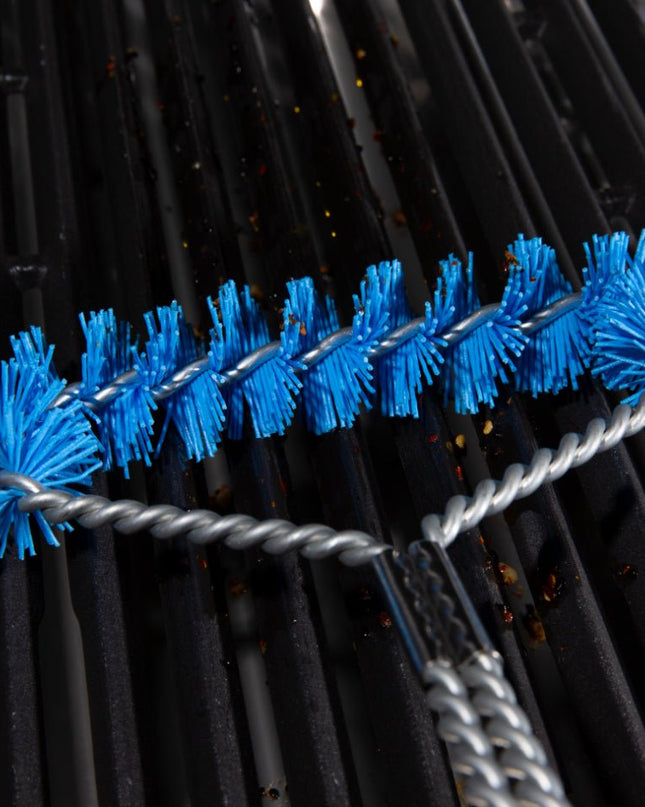 Extra-Wide Nylon Grill Brush for Cool Grates