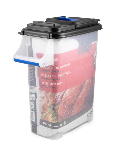 Pellet Fuel Storage Bin for Easy Handling