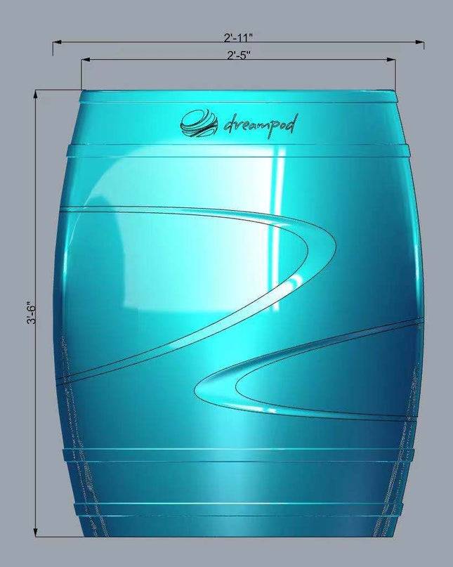 Cold Plunge Barrel with Chlller