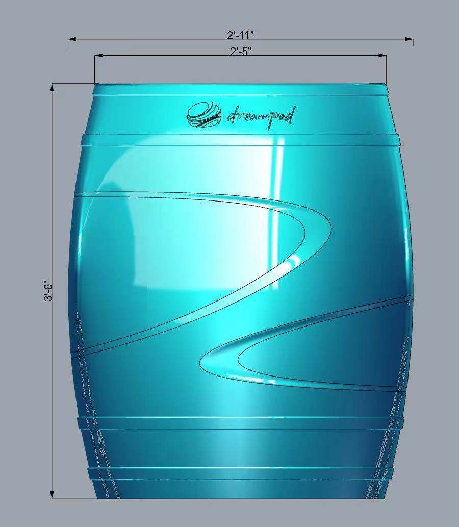 Cold Plunge Barrel with Chlller