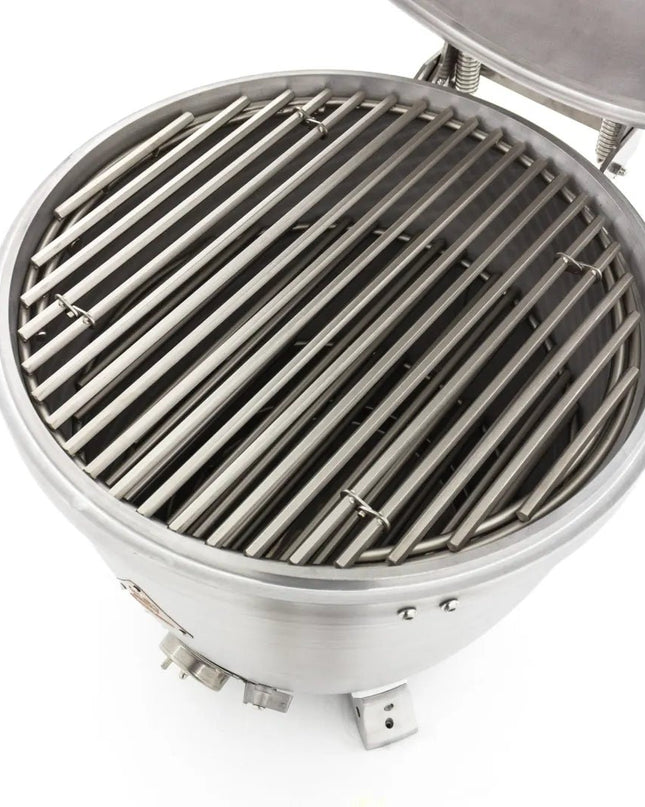Blaze Cast Aluminum Kamado Grill 20-Inch on a Cart