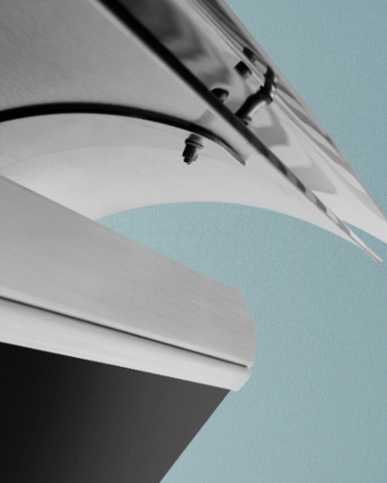 Bromic Platinum Gas detailed heat shield.