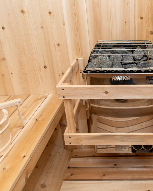 Tranquility Barrel Sauna by Canadian Timber