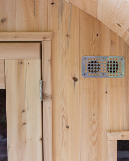 Tranquility Barrel Sauna by Canadian Timber