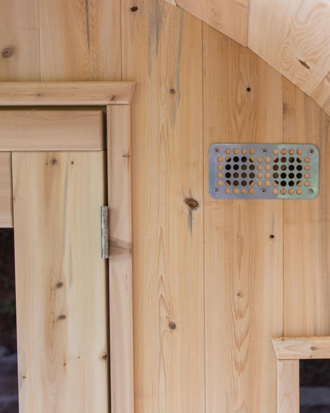 Tranquility Barrel Sauna by Canadian Timber