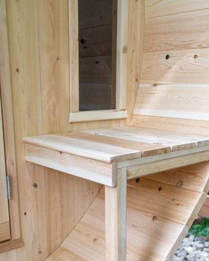 Tranquility Barrel Sauna by Canadian Timber