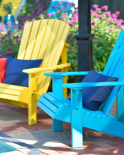 LuxCraft 19" Toss Pillow on Adirondack Chair