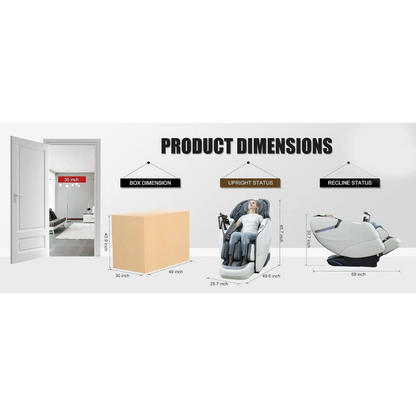 DeStress Chair dimensions