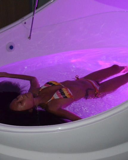 DreamPod V2 Float Pod with girl floating