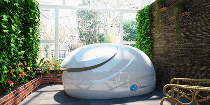 DreamPod V2 Float on patio