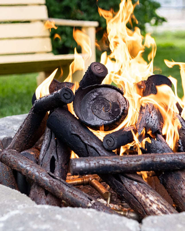 Warming Trends 20” Wilderness Campfire Log Set with Grate