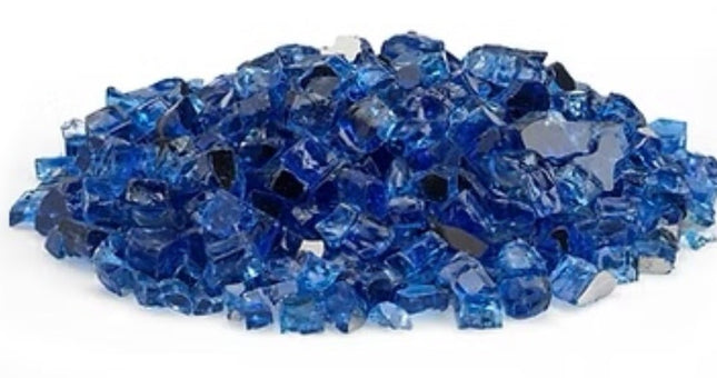 Reflective Fireglass 1/2” Crushed – 25 lb Tub