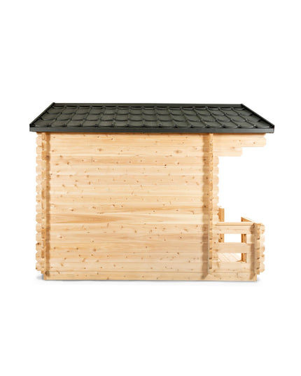 Georgian Cabin Sauna with Porch