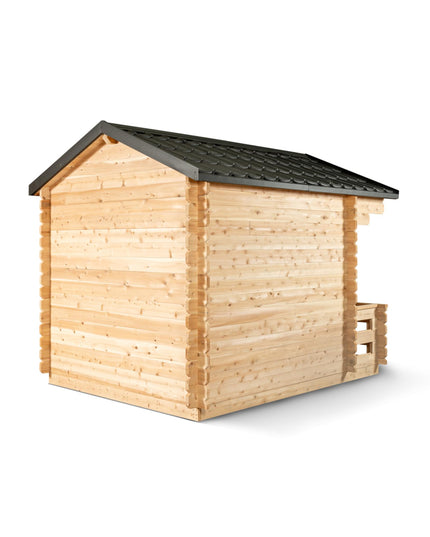 Georgian Cabin Sauna with Porch