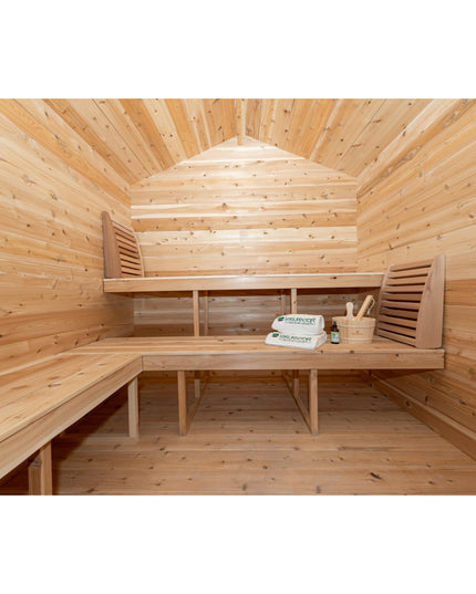 Georgian Cabin Sauna with Porch