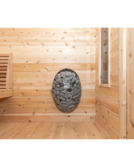 Georgian Cabin Sauna with Porch