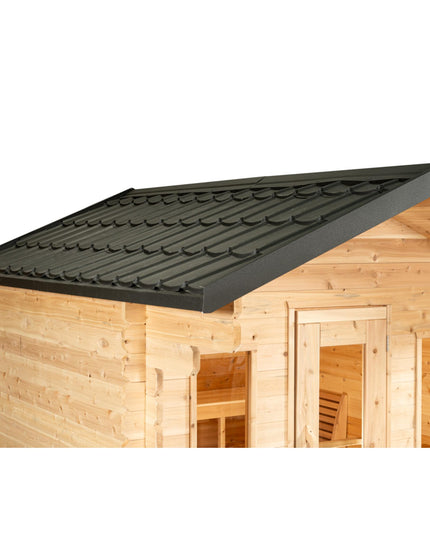 Georgian Cabin Sauna with Porch