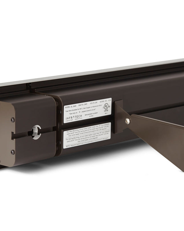 Infratech SL-1624 Slimline Single Element 29-1/2 Inch 1600 Watt Electric Heater