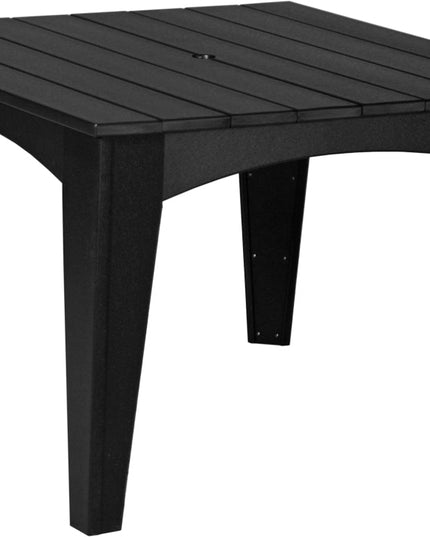 Island Dining Table (44" Square) Black
